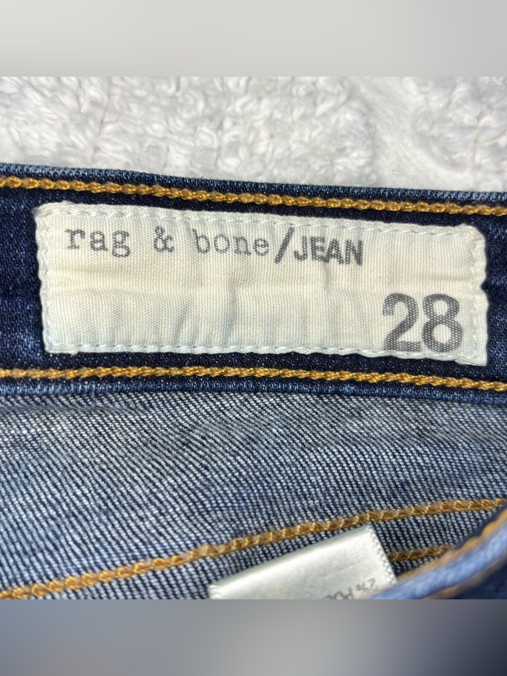 rag & bone Dark Indigo Skinny Jeans - Picture 2 of 12